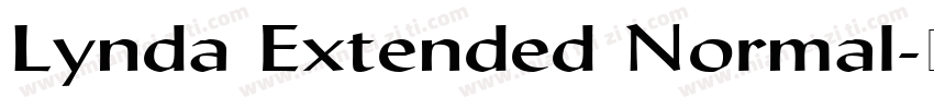 Lynda Extended Normal字体转换